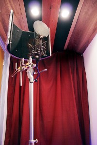 Vocal Booth im Frequency Studio