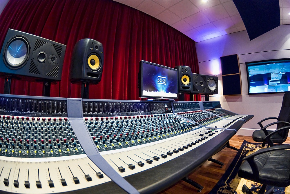 Pictured is the Neve Genesys console in Studio One control room at SAE Institute, Oxford.
