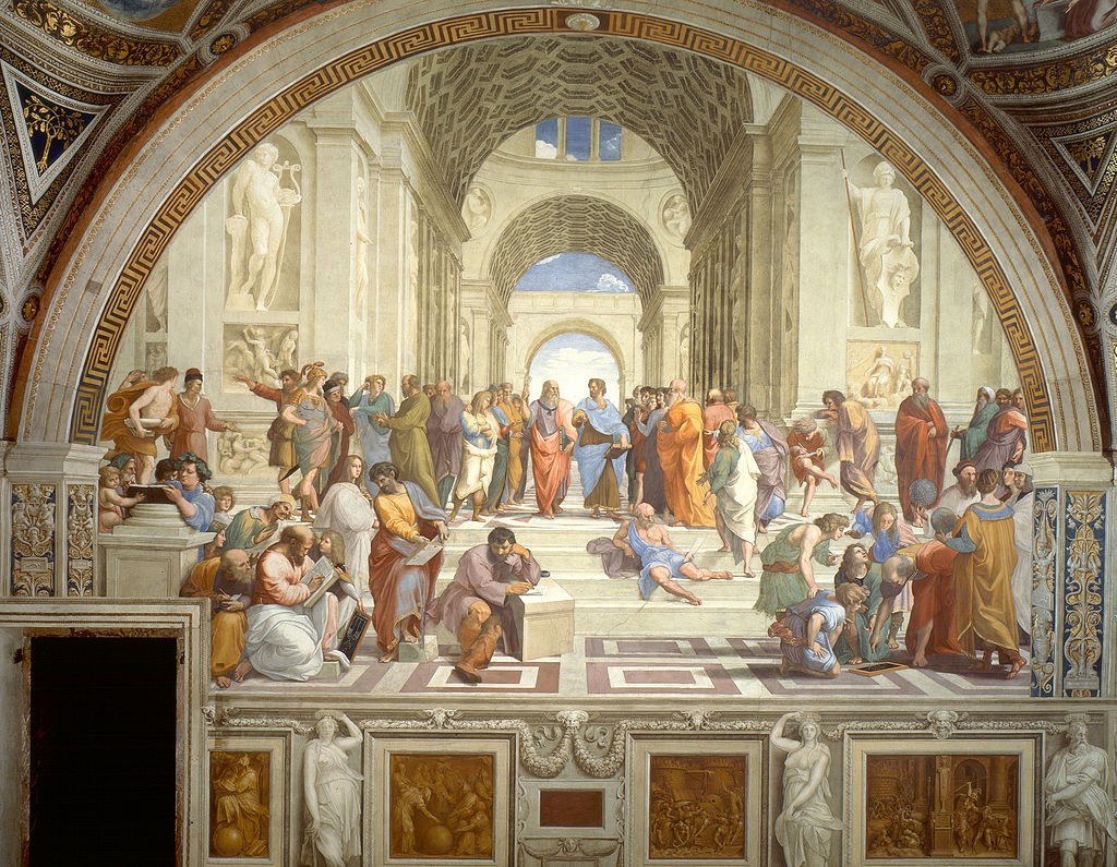 "RAFFAELLO - La Scuola di Atene (1509)".