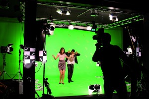 Learning by doing in the greenscreen at Berlin campus